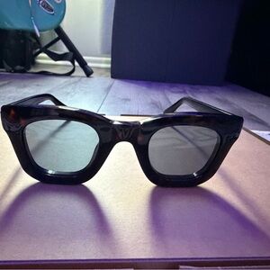 Brain Dead Black Rectangular Glasses